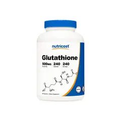 Nutricost - GLUTATHIONE GLUTATIÓN 240 CAPSULES 500 MG