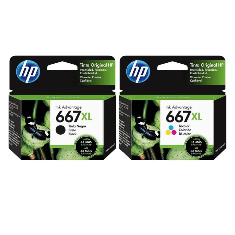 Pack Tintas 667xl Negra + 667xl Tricolor