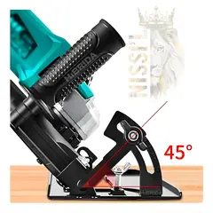 ROHS - ADAPTADOR PARA AMOLADORA SIERRA CIRCULAR GUIA CORTE 45 PREMIUN