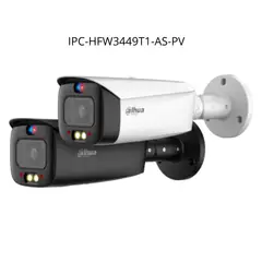 DAHUA - Cámara TiOC 4MP IA - Disuasión Activa y Visión Nocturna a Color DH-IPC-HFW3449T1-AS-PV