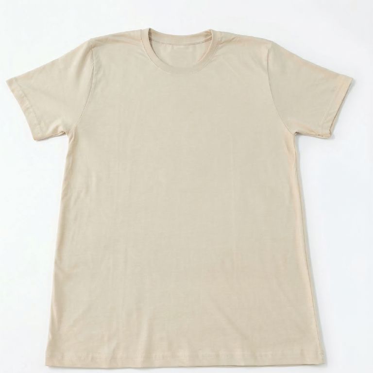Polo Básico Hombre Algodón Beige