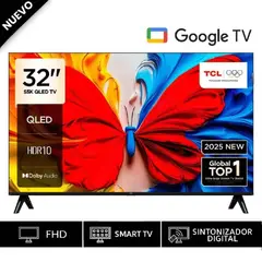 TCL - Televisor 32 QLED Full HD Smart TV 32V51C Google TV