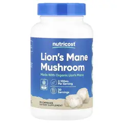 Nutricost - Organic Lion's Mane Melena de león orgánica 700 MG