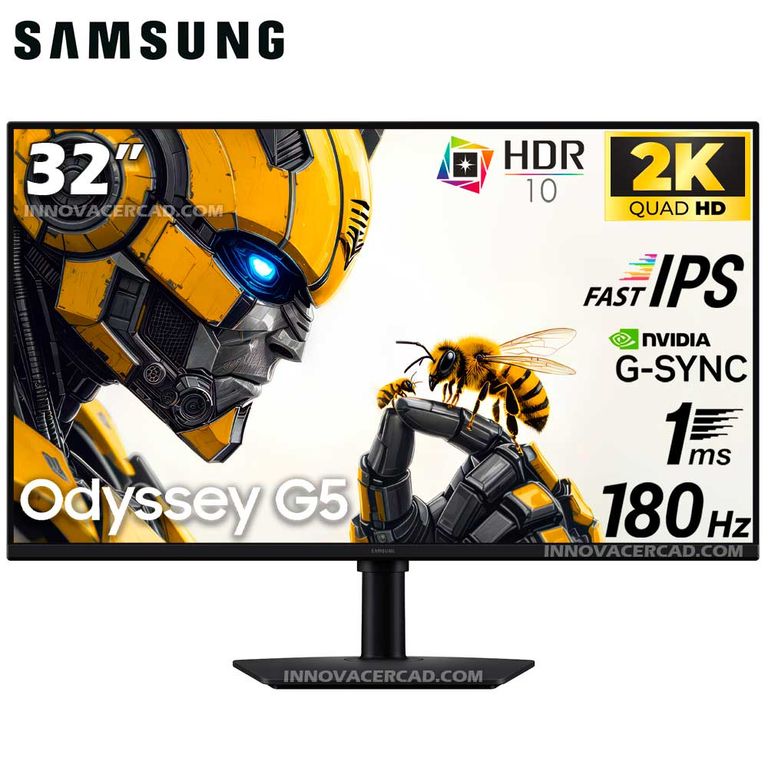 Monitor Odyssey G5 LS32FG500ELXPE 32 Fast IPS 2K QHD 180HZ 1MS G-Sync