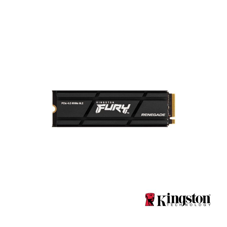 Unidad en Estado Sólido FURY Renegade 1TB M.2 2280 PCIe 4.0 x4 NVMe SSD con Disipador
