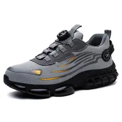 DANWEILE - Zapatos de seguridad Unisex Negro