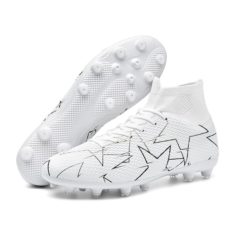 Zapatillas de Fútbol Unisexo TF zapatos Unisexo Blanco