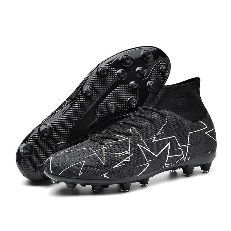 Zapatillas de Fútbol Unisexo TF zapatos Unisexo Negro