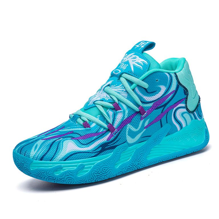 Zapatillas deportivas de baloncesto para Unisexo básquetbol Azul