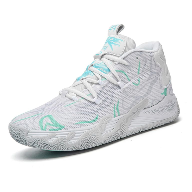 Zapatillas deportivas de baloncesto para Unisexo básquetbol Blanco