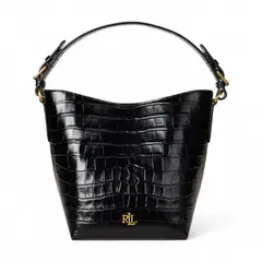RALPH LAUREN - BOLSO HOMBRO MUJER LAUREN NEGRO