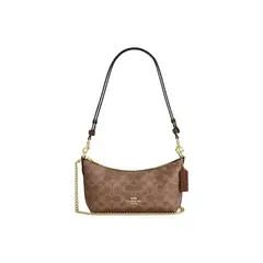 COACH - BOLSO HOMBRO MUJER CAITLIN MARRÓN MORO
