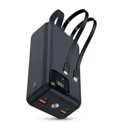 OEM - Cargador Portátil 2 Puertos Carga Rápida 45W