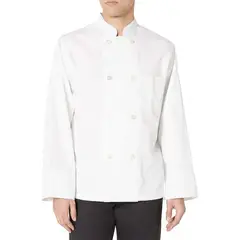 DICKIES - CHAQUETA DE COCINA CLÁSICA CON 8 BOTONES - UNISEX BLANCO