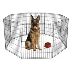 QUE PATAS PET SHOP - Corral Jaula 8 Piezas para Mascotas