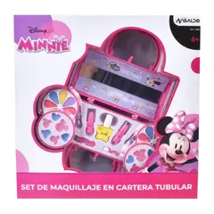 DISNEY BABY - Set de Maquillaje en Cartera Tubular de 2 Pisos Minnie Mouse