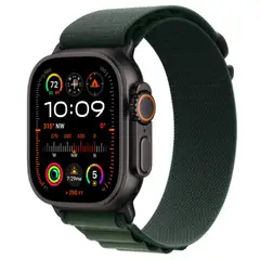 OEM - Correa Alpine Loop para Apple Watch Color Verde Oscuro Cierre G Negro