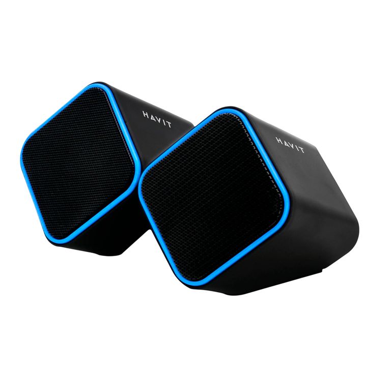 Parlante Altavoces Multimedia USB 2.0 HV-SK473 Azul
