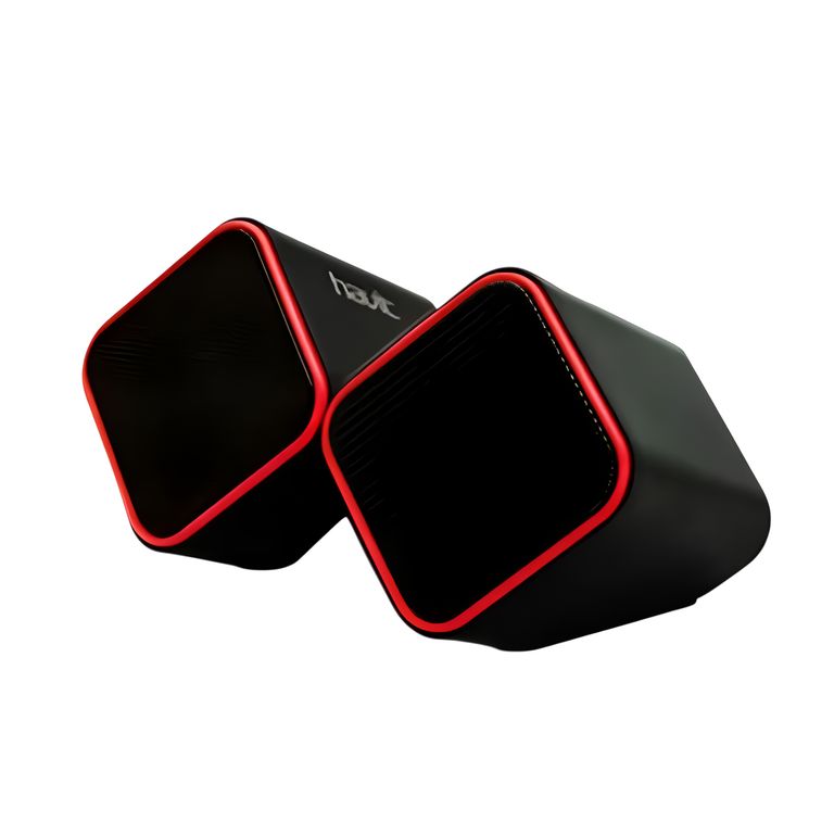 Parlante Altavoces Multimedia USB 2.0 HV-SK473 Rojo