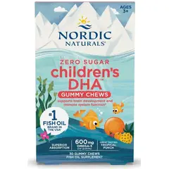 GENERICO - Nordic Naturals Zero Sugar - 30 Gomitas masticables de DHA para niño