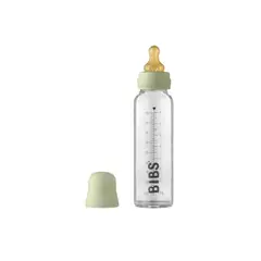 BIBS - Set Completo Biberón Vidrio Latex Natural 225 ml - Sage