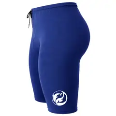 AQUA&MODA - SHORT DE NATACIÓN DE LICRA AZUL MARINO CON PROTECCIÓN UV AQUAMODA SNLAQAMYYADLBR YinYang DELFIN