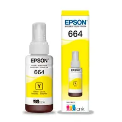 EPSON - Tinta T664220-Al YELLOW PARA L350 L355, 200, L300, L455, L565