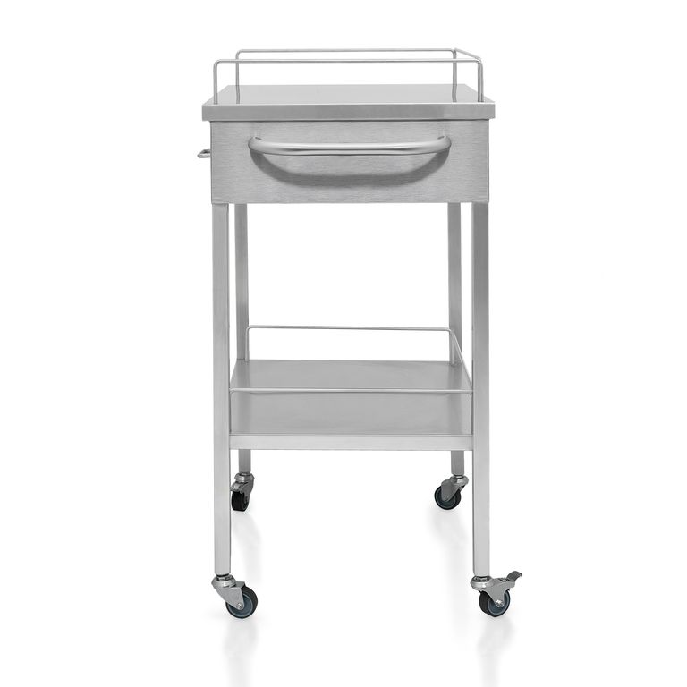 Mesa de Acero Inoxidable Rodable para Múltiples Usos