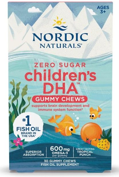 Nordic Naturals Children’s DHA Gummy Chews – Omega-3 – 30 gomitas