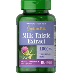 GENERICO - MILK THISTLE 1000MG PURITANS PRIDE - 180 CÁPSULAS
