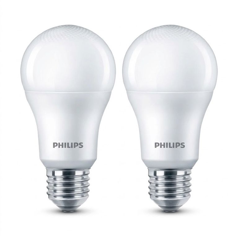 Pack x2 Foco LED 13W Luz Blanca EcoHome E27 6500K