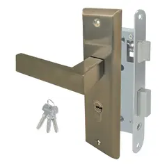 TRAVEX - Cerradura de Embutir Clásica Liza XT Llave - Llave Bronce Antiguo