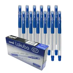 UNI BALL - UNI Lakubo SG-100 Bolígrafo Tinta Seca Azul Caja x 12