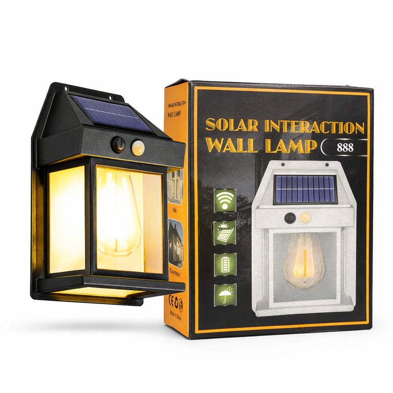 Foco Solar Con Sensor De Movimiento Exterior