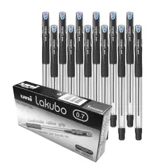 UNI BALL - UNI Lakubo SG-100 Bolígrafo Tinta Seca Negro Caja x 12