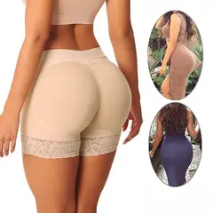GENERICO - Short Levanta glúteos con pretina ropa interior de mujer