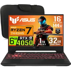 ASUS - Laptop TUF Gaming A16 Ryzen 7-7445HS 32gb Ram 1tb ssd Nvidia RTX4050 6gb 16 WUXGA IPS 144Hz