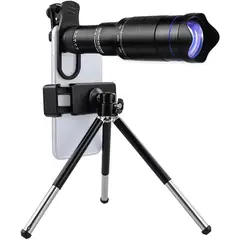 PUREPOWER - Teleobjetivo 4K 40X para teléfono celular con clip para lente de para teléfonos Inteligentes