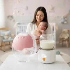 TECH CARE - Extractor De Leche Materno Portátil S22 y Calentador de Leche DQN08