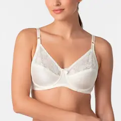 Peter Pan - Brasier Full Soporte Copa B Con Aro Encaje Blanco 2050