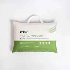 DRIMER - Almohada Visco Antiácaros Estándar 60x40 cm