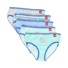 Caffarena - Bikini Niña Algodón Pack 5 40178
