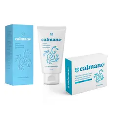 CALMANO - 2 CREMA + 1 CAPSULAS para VARICES y HEMORROIDES