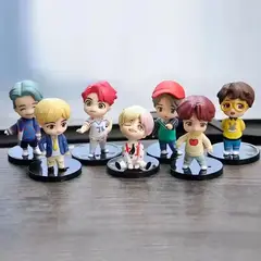 GENERICO - MUÑECO DE TU IDOLO DE BTS DE 7 PIEZAS ( PARA FANS DE ARMY)