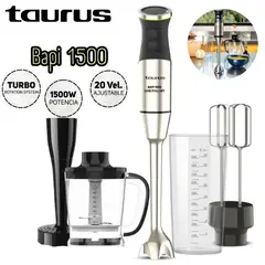 TAURUS - Batidora de Inmersion Bapi 1500 Luxe Full Set