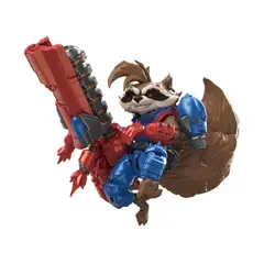 HASBRO - Blokees Rocket Raccoon Marvel Rivals Champion Class Figura de Acción Armable - 81120