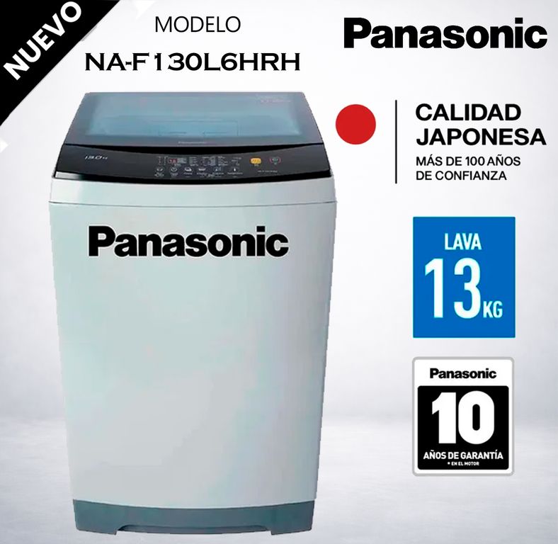 Lavadora Automatica NA-F130L6HRH 13Kg