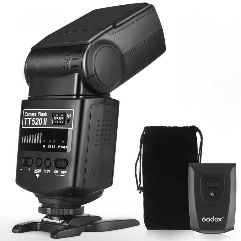 TT520II Speedlite Cámara Flash inalámbrico con disparador para Canon Nikon Sony Olympus