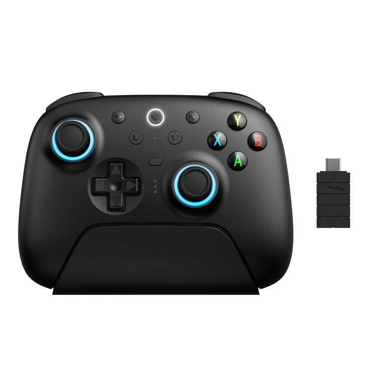 Controlador inalámbrico Ultimate 2 con joystick TMR para Windows y Android - Negro