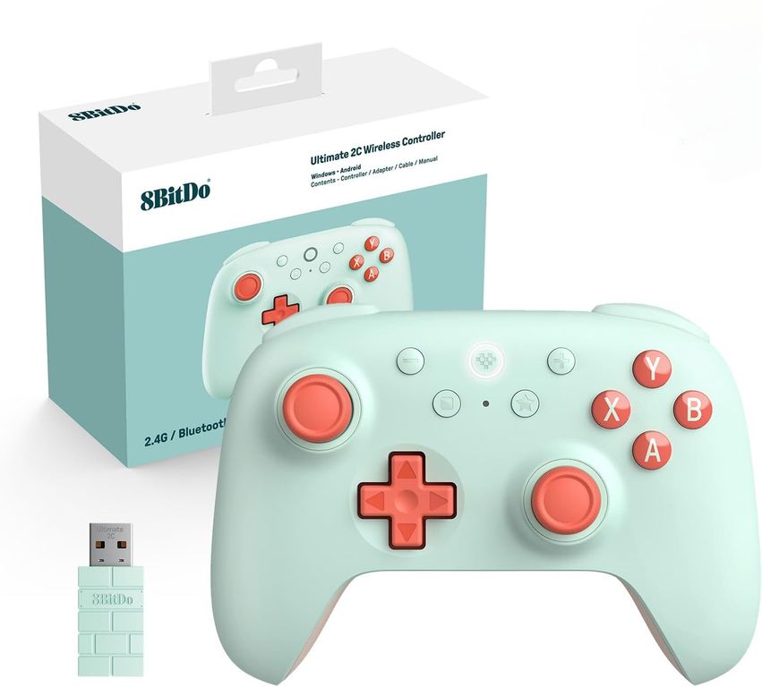 Controlador inalámbrico Ultimate 2C para PC con Windows y Android - Menta